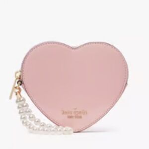 kate spade new york Love Shack 3d Heart Wristlet Tea Rose Multi